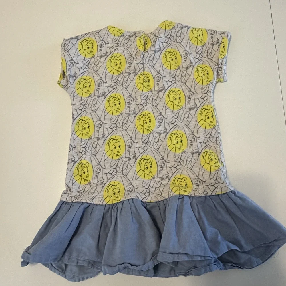 Baby Gap Disney Belle Dress Toddler Girls 3 Years 3T Beauty And The Beast Knit